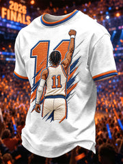 Men's Gift For Basketball Fans Print Casual Tee