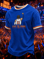 Men's Gift For Basketball Fans Print Casual Tee