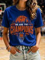Women's WE ARE THE CHAMPIONS short-sleeved T-shirt