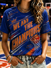 Women's WE ARE THE CHAMPIONS short-sleeved T-shirt