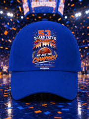 Unisex New York Basketball Champions Celebration Print  Hat