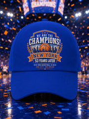 Unisex New York Basketball Champions Celebration Print Hat