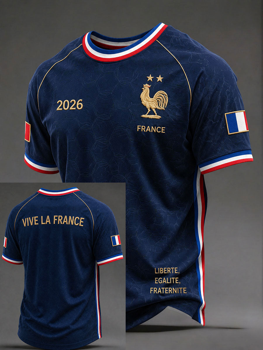Men's French Football T-Shirts