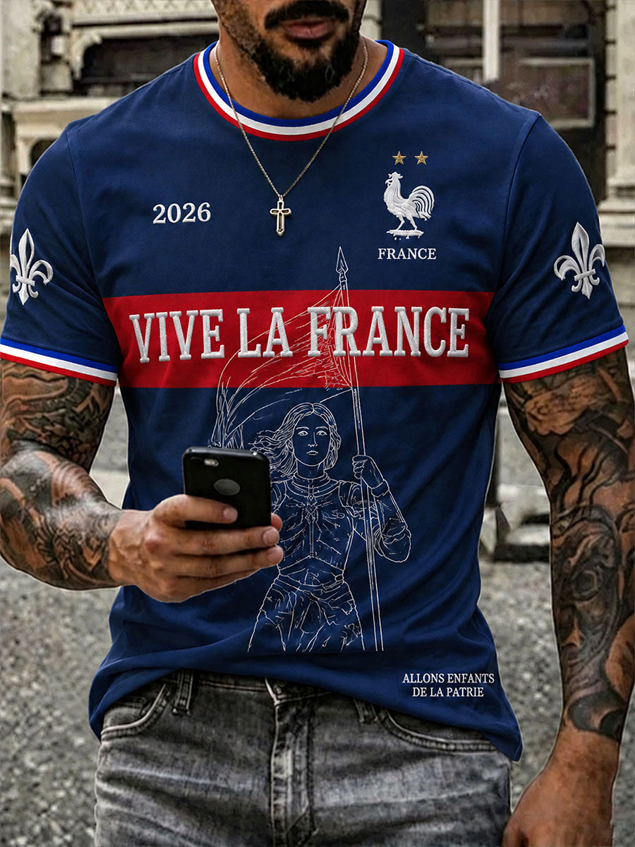 Men's French Football T-Shirts