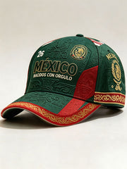 Unisex Mexico Football Lover Art Printed Hat