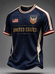 Men's United States Print Casual Tee