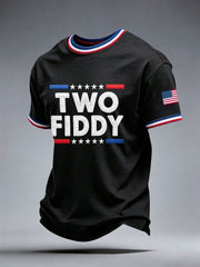 Men's Two Fiddy Print T-Shirt