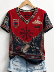 Women's Norway Viking V-Neck T-Shirts
