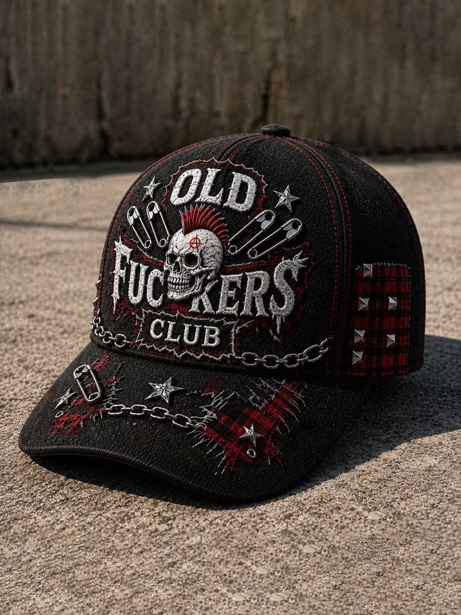 Old Fuckers Club Printed Casual Unisex Hat