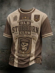 Men's Old Fuckers Club Printed Casual T-Shirt