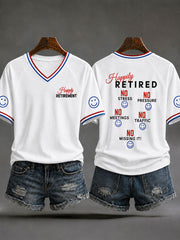 Women's "Happy Retirement" Casual T-shirt