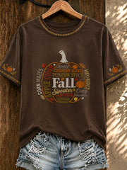 Women's Autumn Printed T-shirt