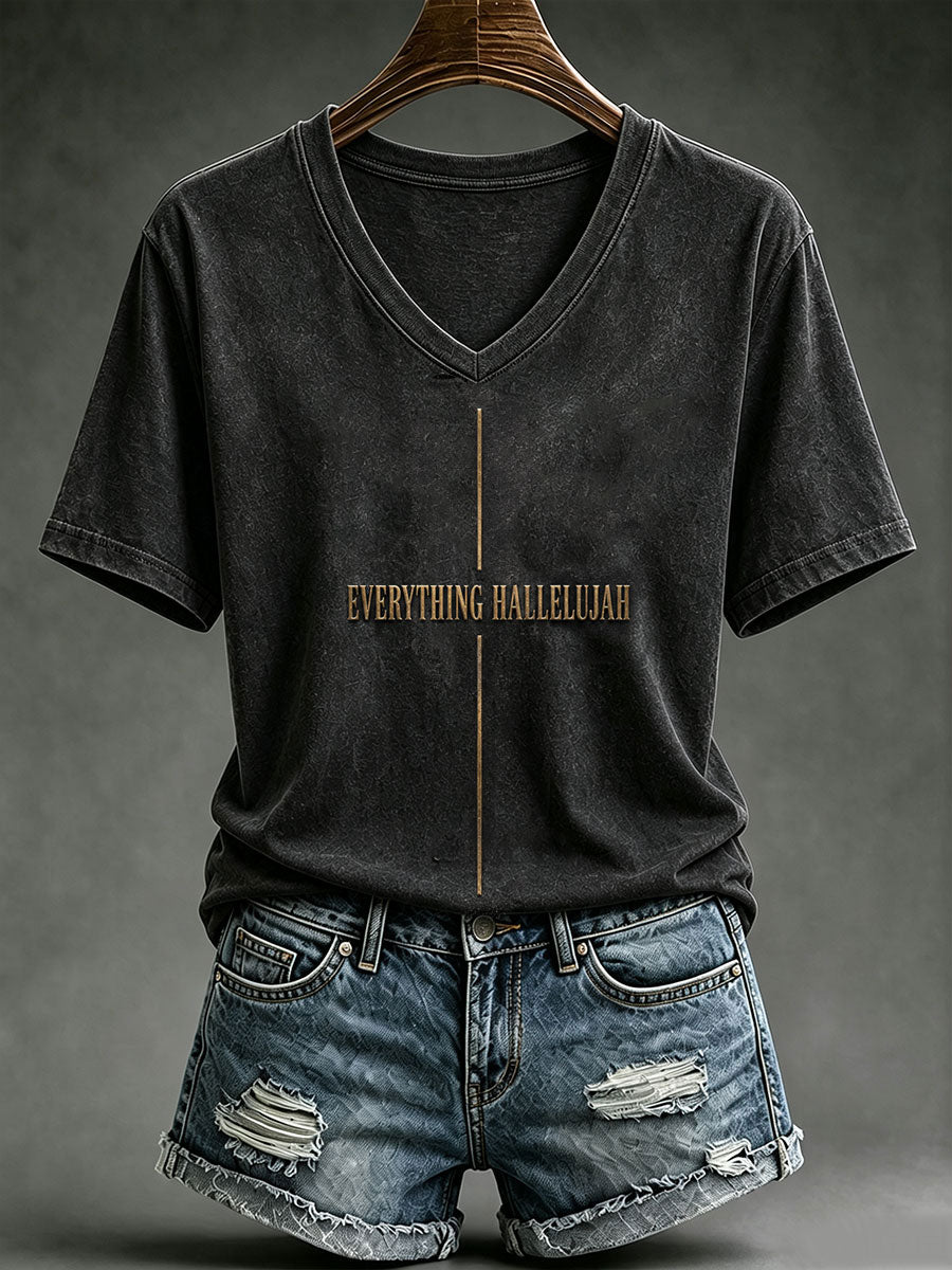 Women's Everything Hallelujah Short-sleeved T-shirt