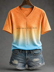 Women’s 'Be Still And Know' Printed Casual T-Shirt