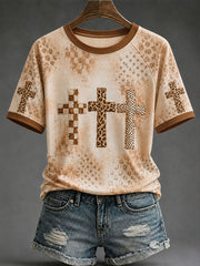 Women's Autumn Cross Christian T-shirts