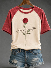Women’s 'His Way Is Better' Printed Casual T-Shirt