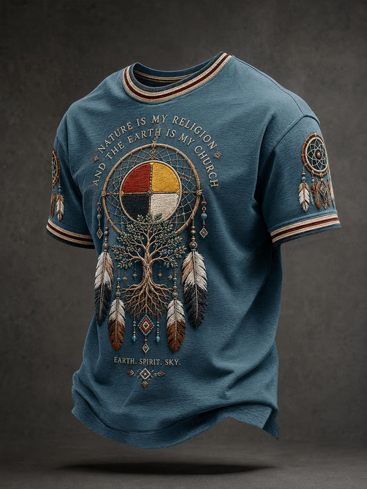 Men's Indigenous Art T-Shirt