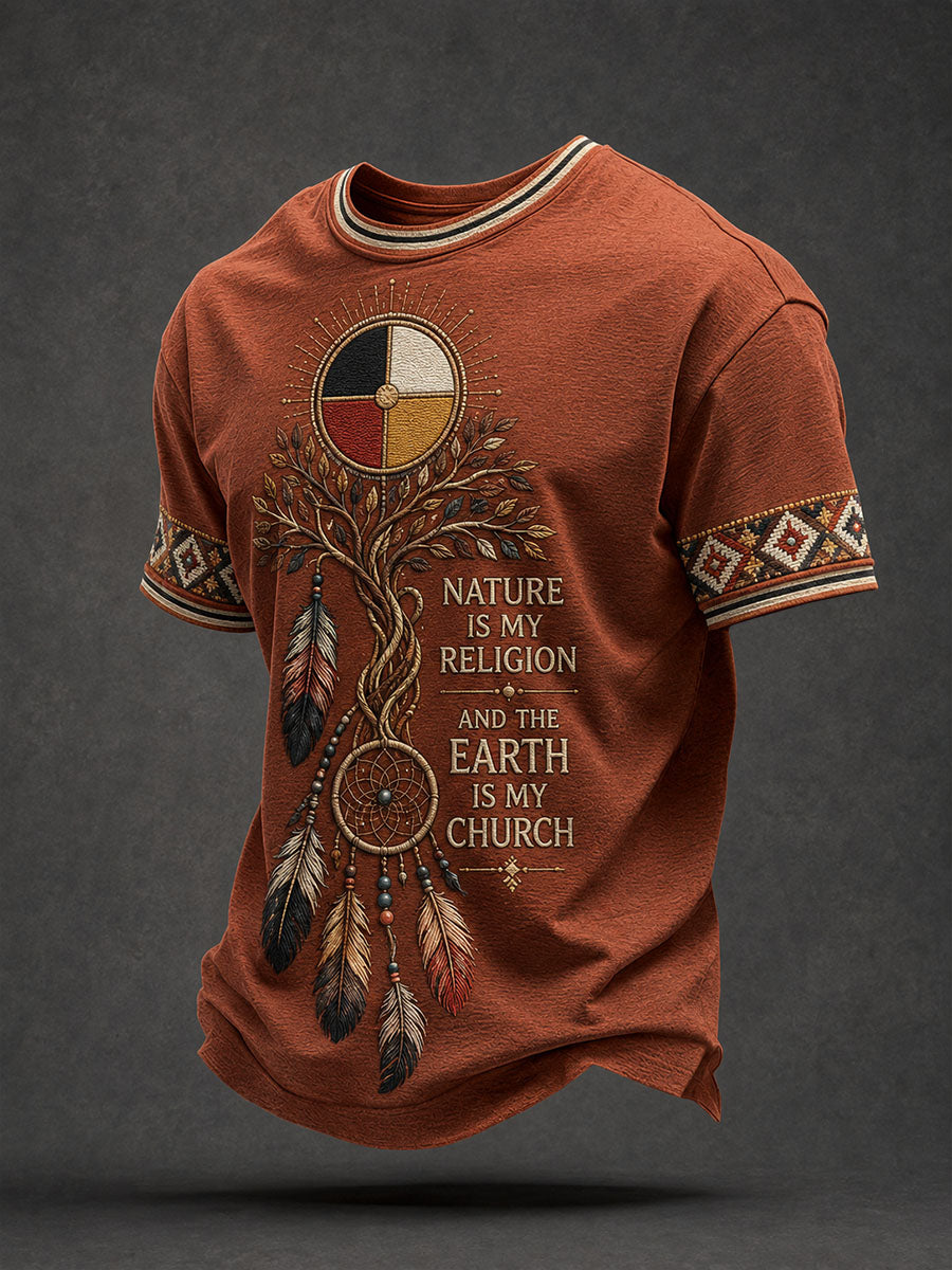 Men's Indigenous Art T-Shirt