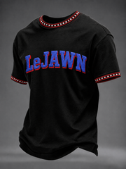 Men's American Basketball Short Sleeves T-shirt
