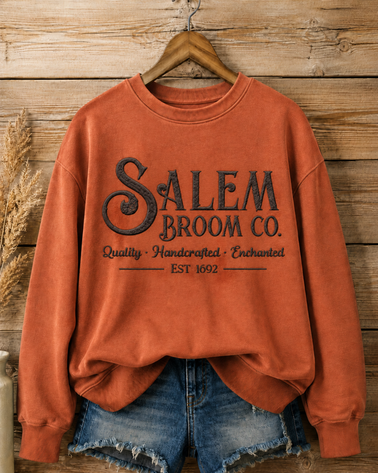 Women's Salem Broom Company Printed Sweatshirt