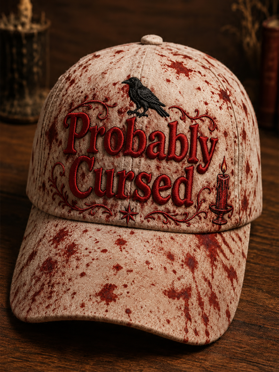 Unisex Halloween Print Hat