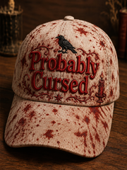 Unisex Halloween Print Hat
