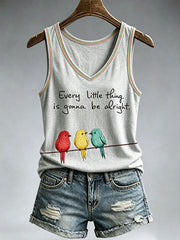 Women's Every Little Thing Is Gonna Be Alright Tank Top