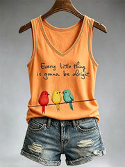 Women's Every Little Thing Is Gonna Be Alright Tank Top
