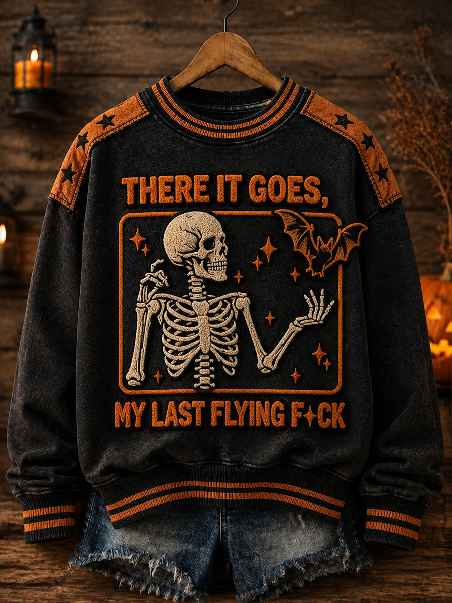 Women's There It Goes My Last Flying F*ck Regular Sweatshirt