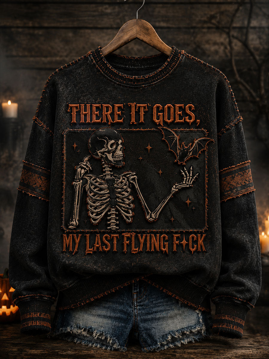 Women's There It Goes My Last Flying F*ck Regular Sweatshirt