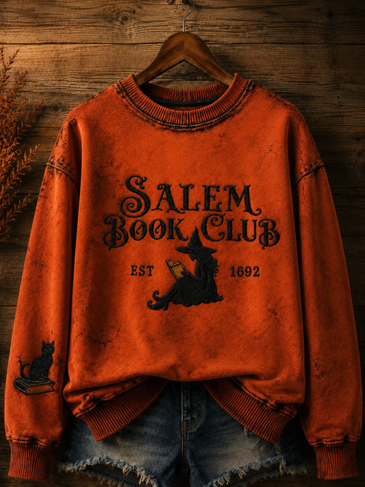 Women's Salem Book Club Printed Sweatshirt