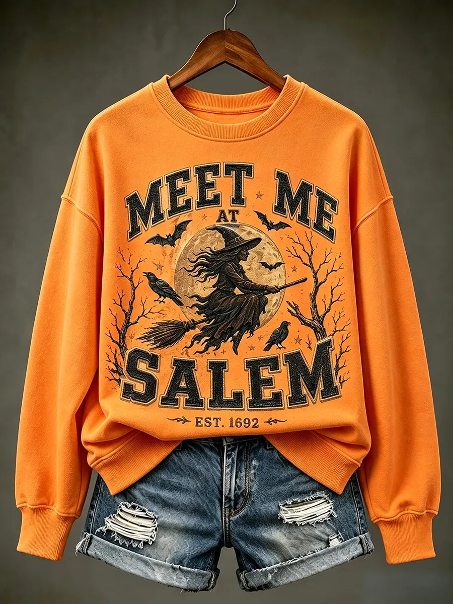 Women's MEET ME IN SALEM Regular Sweatshirt