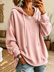 Women's BE STILL AND KNOW Printed Casual Hoodie