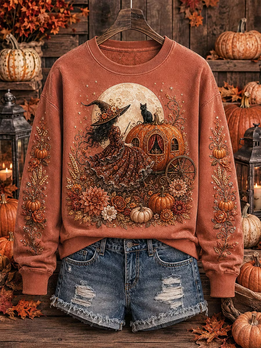 Women's Halloween Regular Sweatshirt