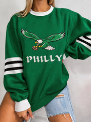 Women's Football Gameday Gift For Football Fans Casual Sweatshirt
