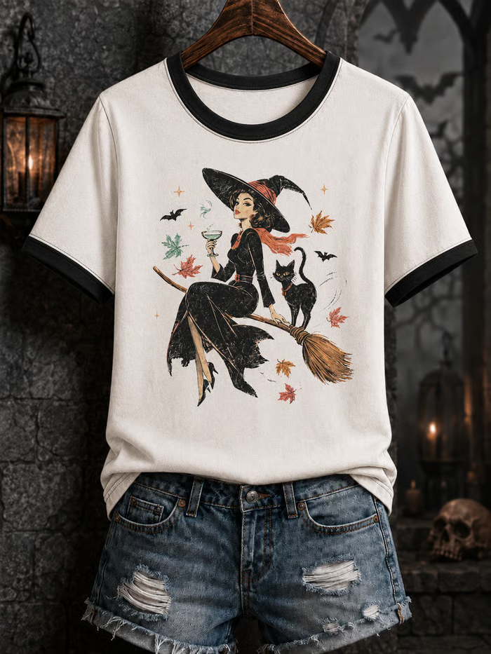 Women's Halloween Short-sleeved T-shirt