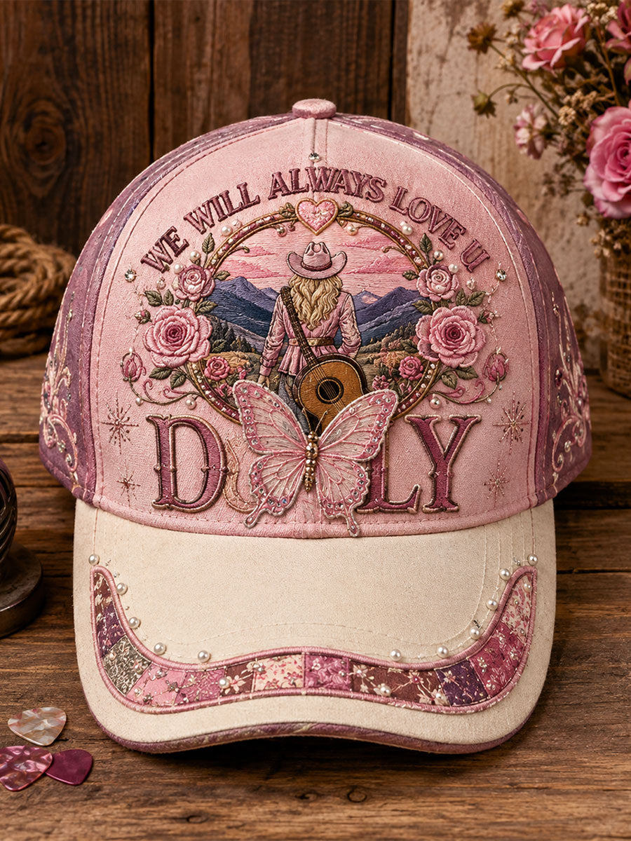 Unisex Country Music Lover We Will Always Love U Printed Hat