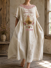 Women's Country Music Lover Queen of Country Floral Art Printed Dresses