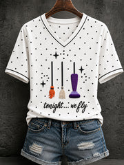 Women's "Tonight, We Fly" Halloween Fun T-shirt