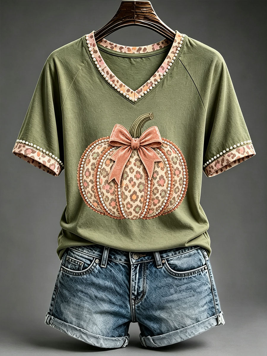 Women's Autumn Pumpkin T-shirt