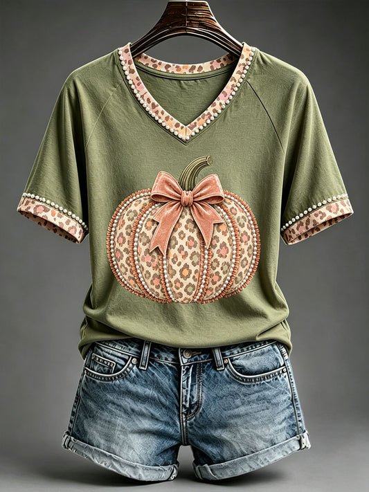 Women's Autumn Pumpkin T-shirt