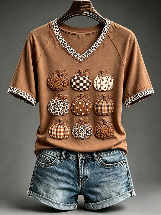 Women's Autumn Pumpkin T-shirt