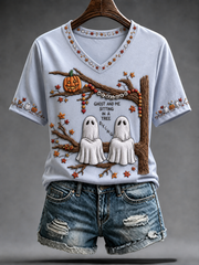 Women's My Beloved Ghost & Me sitting in a tree dying short-sleeved T-shirt