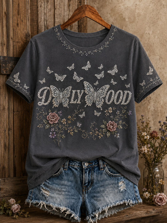 Women's Country Music Lover Art Printed T-shirt