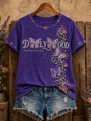 Women's Country Music Lover Art Printed T-shirt