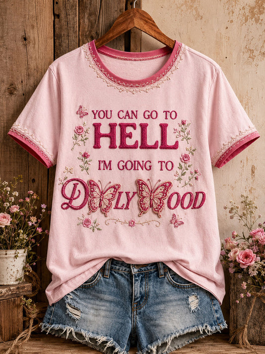Women's Country Music Lover Art Printed T-shirt