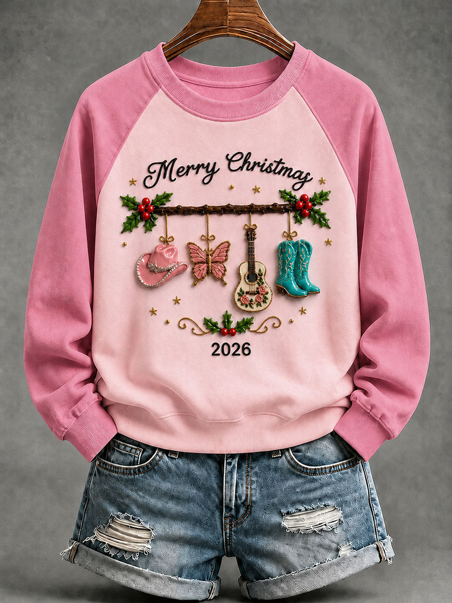 Women’s Country Music Queen Print Casual Sweatshirt