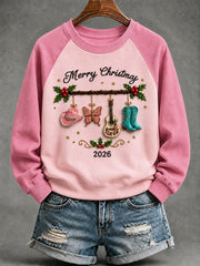 Women’s Country Music Queen Print Casual Sweatshirt