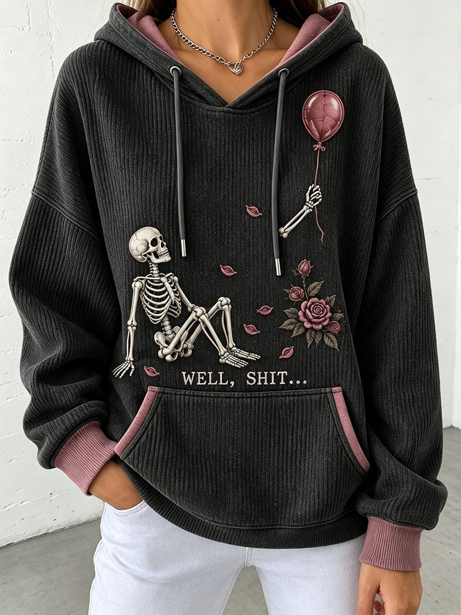 Women's Funny Skeleton Hoodie
