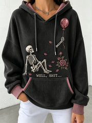 Women's Funny Skeleton Hoodie